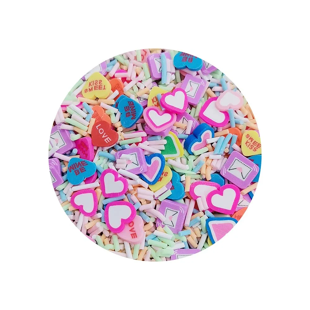Confetti Love Polymer Clay Mix For a Charming Addition To Enhance Shaker Card