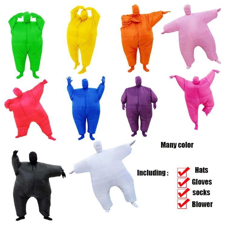Wholesale Adults Festival carnival Funny Wacky masked Inflatable costume suit