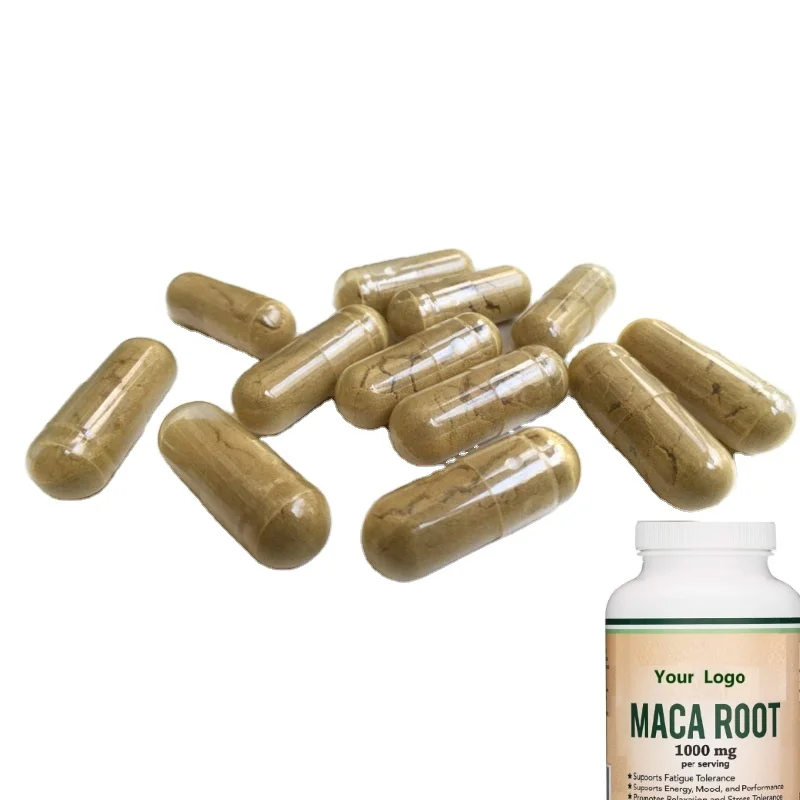 
Providing Energy herbal supplements maca root capsules strong man capsule sex product 1000mg 