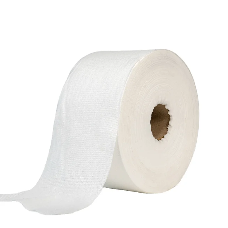 China Laminated Nonwoven Fabric Viscose and Polyester Mesh Straight Laid Spunlaced Nonwovens