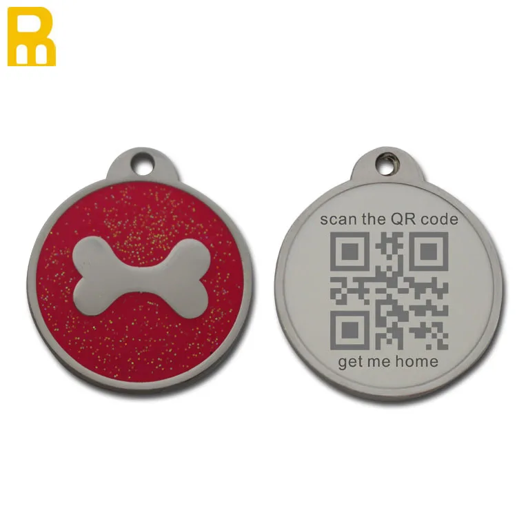 Hot Round Dog Cat Id Tags Tag Engraving Name And Telphone Number And Pet Supplies Diy Personalized Dogs Id Tag Stainless Steel