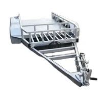 High Quality Factory Made 6x4 inch 3 Ton Farm Dump Galvanized Box Light Trailer with Cage also Support Customized