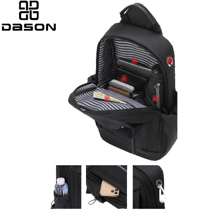 Custom RPET Sling Backpack for Men Chest Backpack