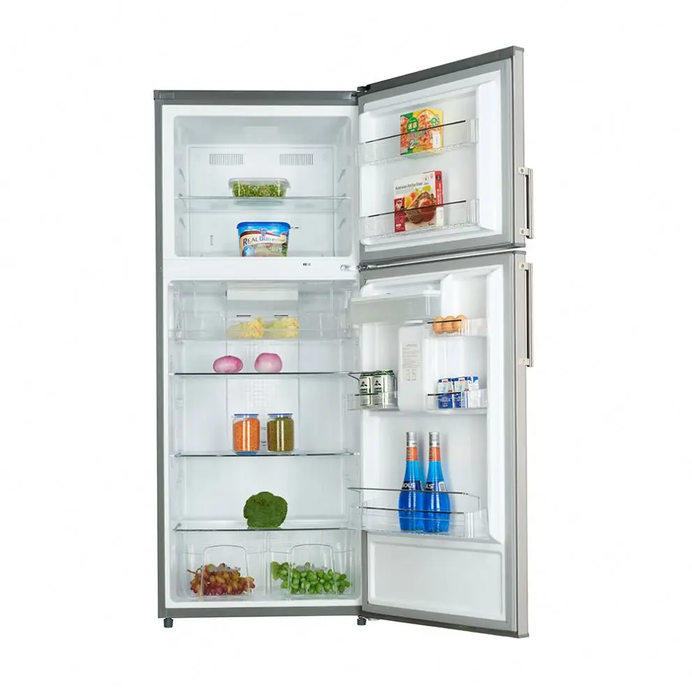 420L Home Kitchen Appliance Two Door Frost Free Home Double Door Refrigerator Mobile Fridge