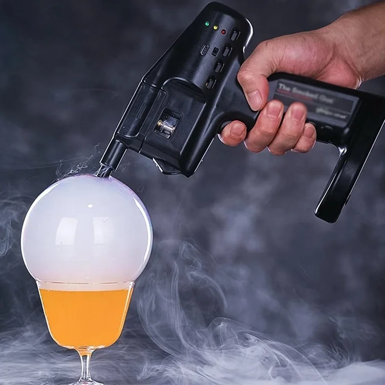 Logo Custom Flavour Blaster Flavor Smoke Bubble Gun Kit Vapour Aroma Blaster Smoking Infuser Electric USB Bar For Cocktails
