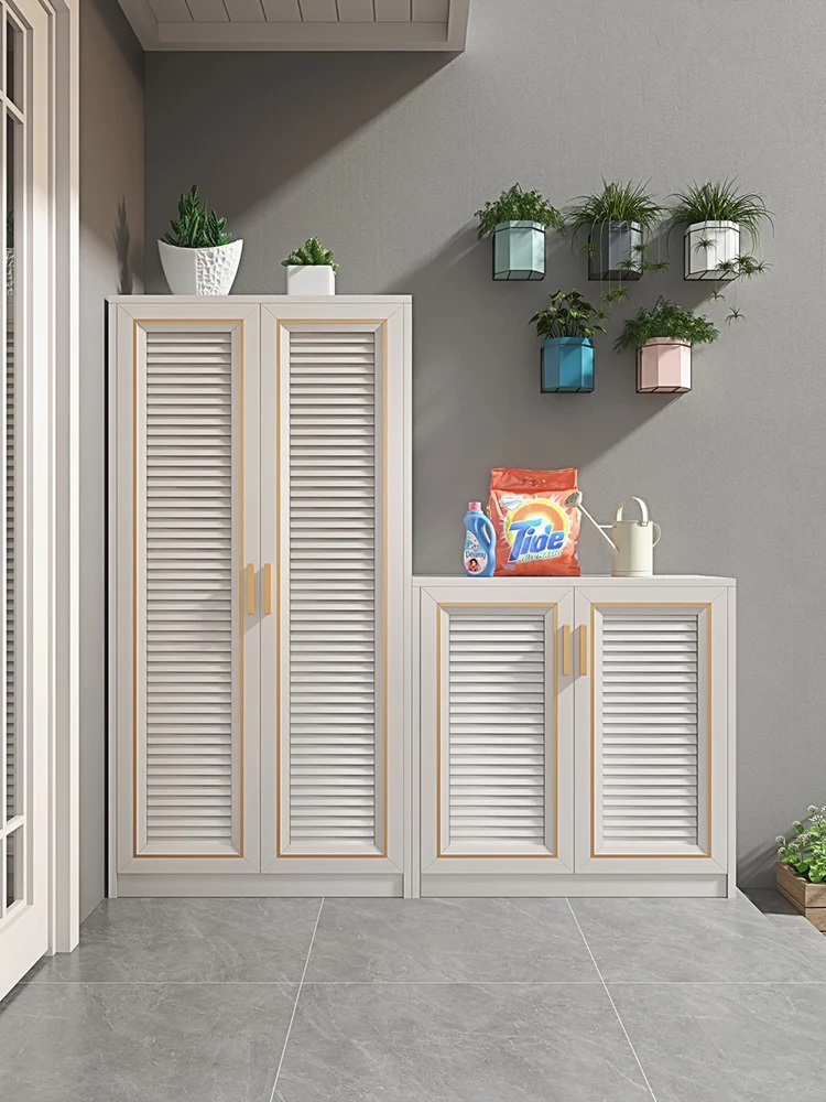 Weatherproof and Waterproof Garden Shed Storage cabinet with 2 Door Unit  Garage Tool Organisation Cabinet