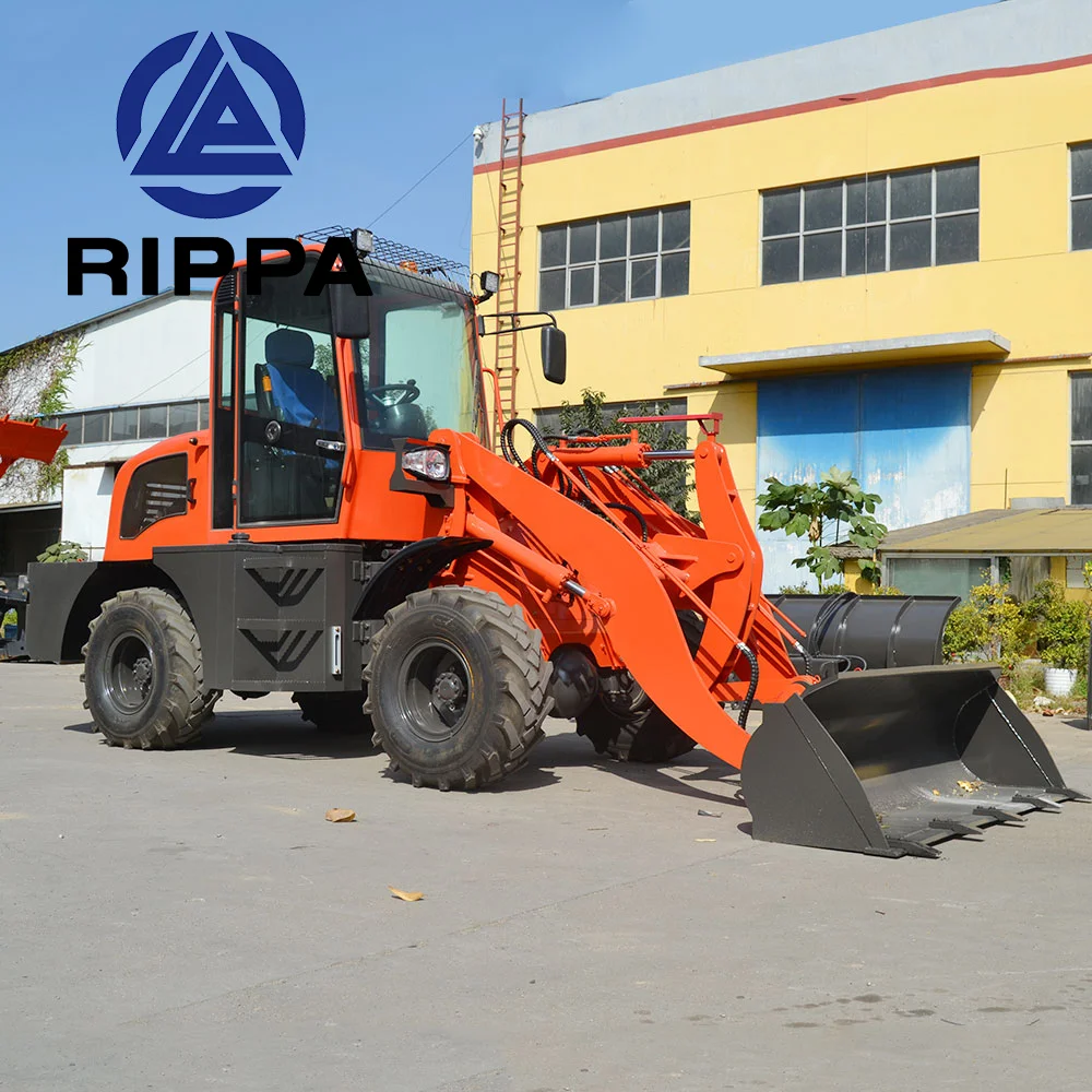 Customize 4ton Wheeled Loaders CE Certificate Farm Small Front End Loaders Compact Articulated Mini Wheel Loader