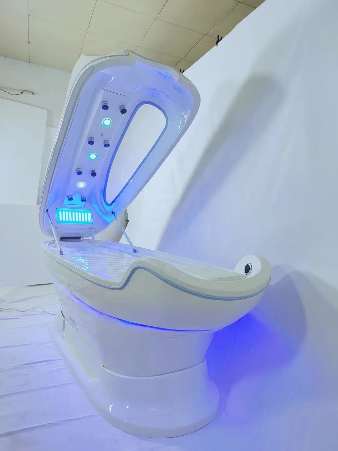 Lay Down Red Light Therapy Infrared Water Massage Sauna Spa Equipment Vichys Shower Bed for Weight Loss and Detox