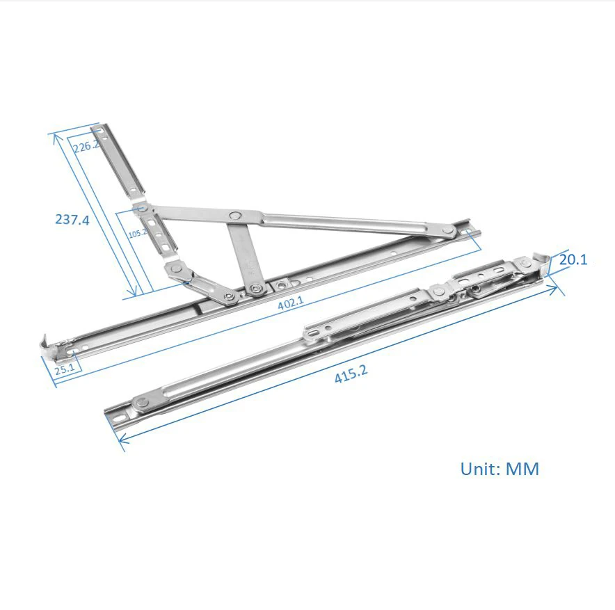Good Price High Load Bearing Heavy Duty 16 Inches C05 Hinge SUS304 Friction Stay