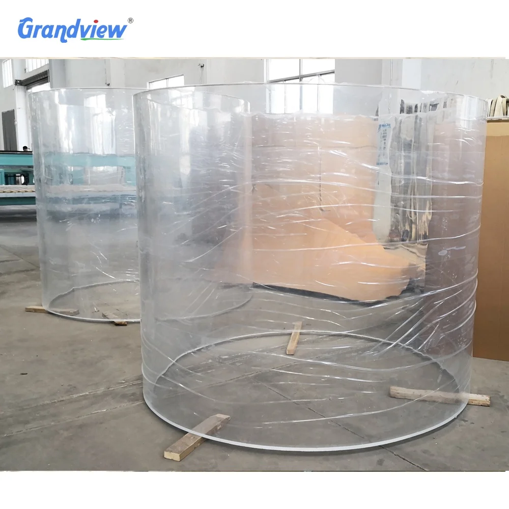 high quality custom large acrylic fish tank marine aquarium