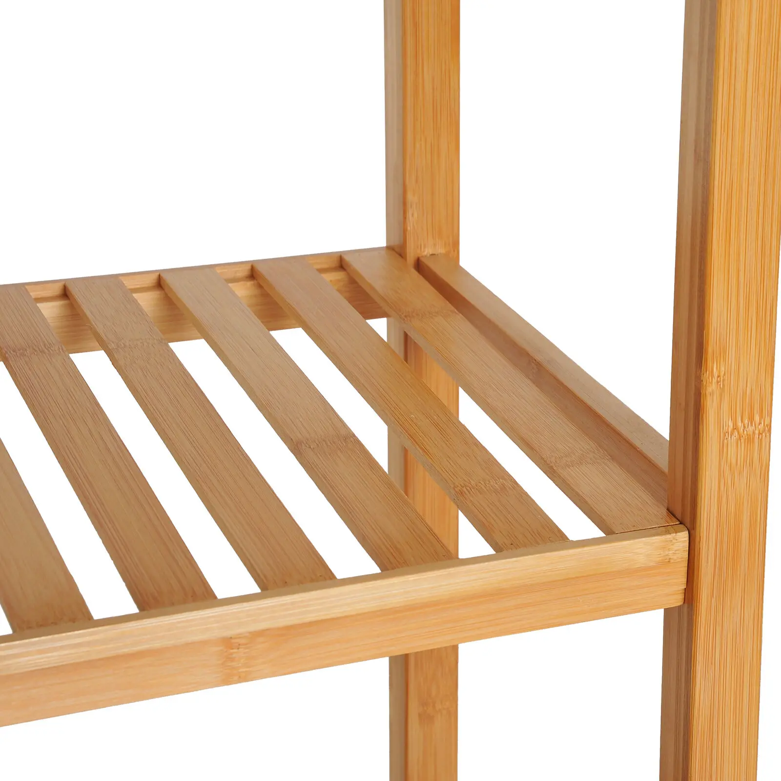  Bamboo Wooden Rack Bathroom Kitchen Storage Organizer Shelves Shelf bathroom