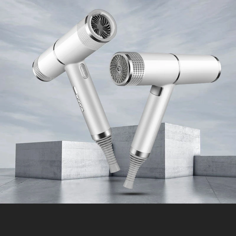 2021 New Concept 1200w Negative Ion Hair Dryer Gun Shape Hair Blow Dryer One Step Cordless Hair Dryer