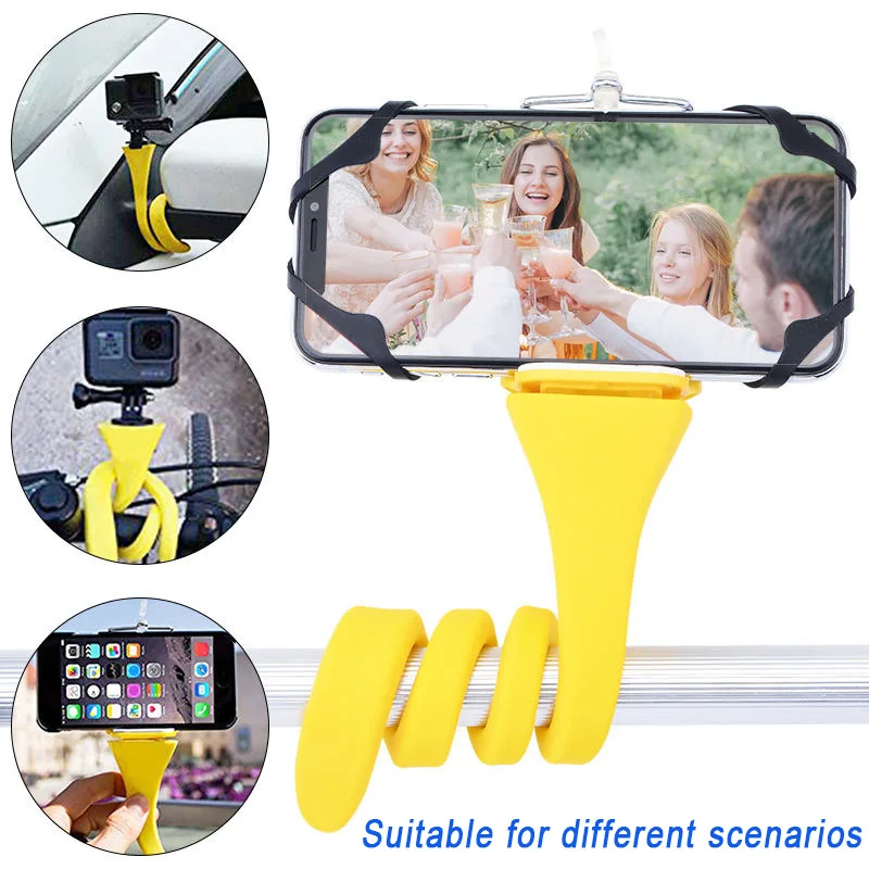 Hot selling Portable Anti Shake Mini Stabilize Car Bicycle Smartphone Holder Stand Flexible Selfie Stick