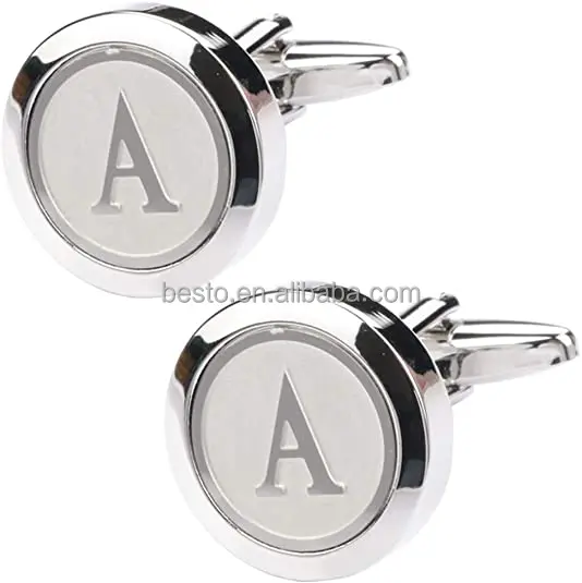 High quality hot sale vintage men metal cufflinks sets for business man