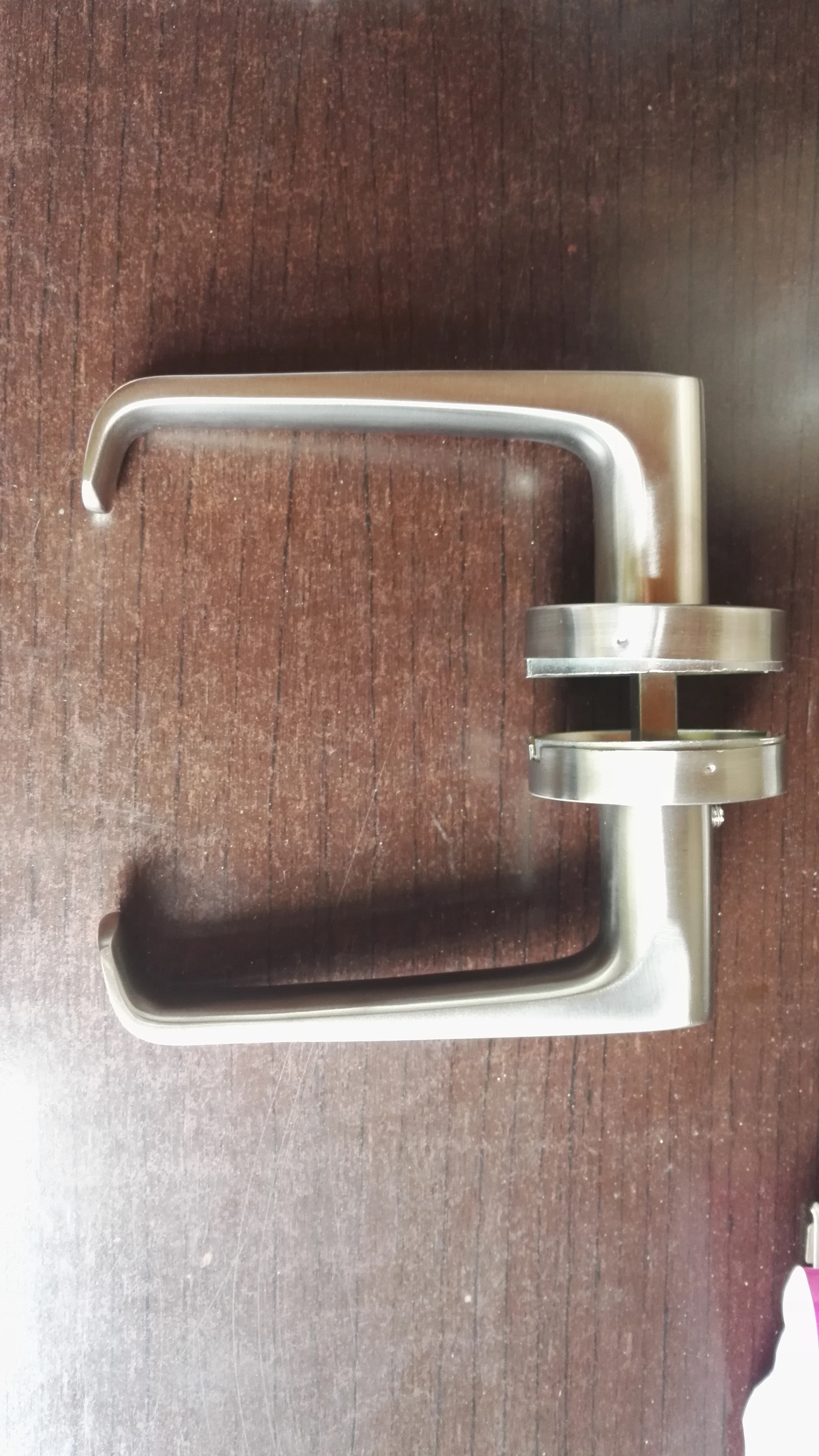 Square Escutcheon Plates, Euro Cylinder, #304 Stainless Steel, Front & Back Lock Covers