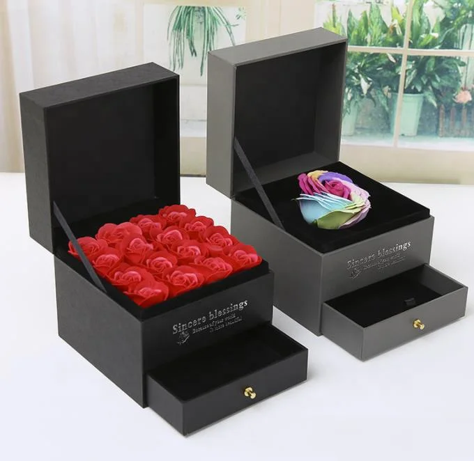 luxury design jewelry gift small wooden gift box