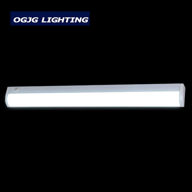 OGJG aluminum profile 60cm 90cm 120cm 150cm Surface Mounted Linear Cabinet Under Closet Shelf Kitchen Lighting led strip light