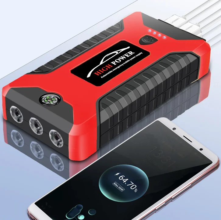 20000mah 12V Portable Automotive Car Battery Charger Car Power Bank Battery Charger Car Starter Capacitor Battery