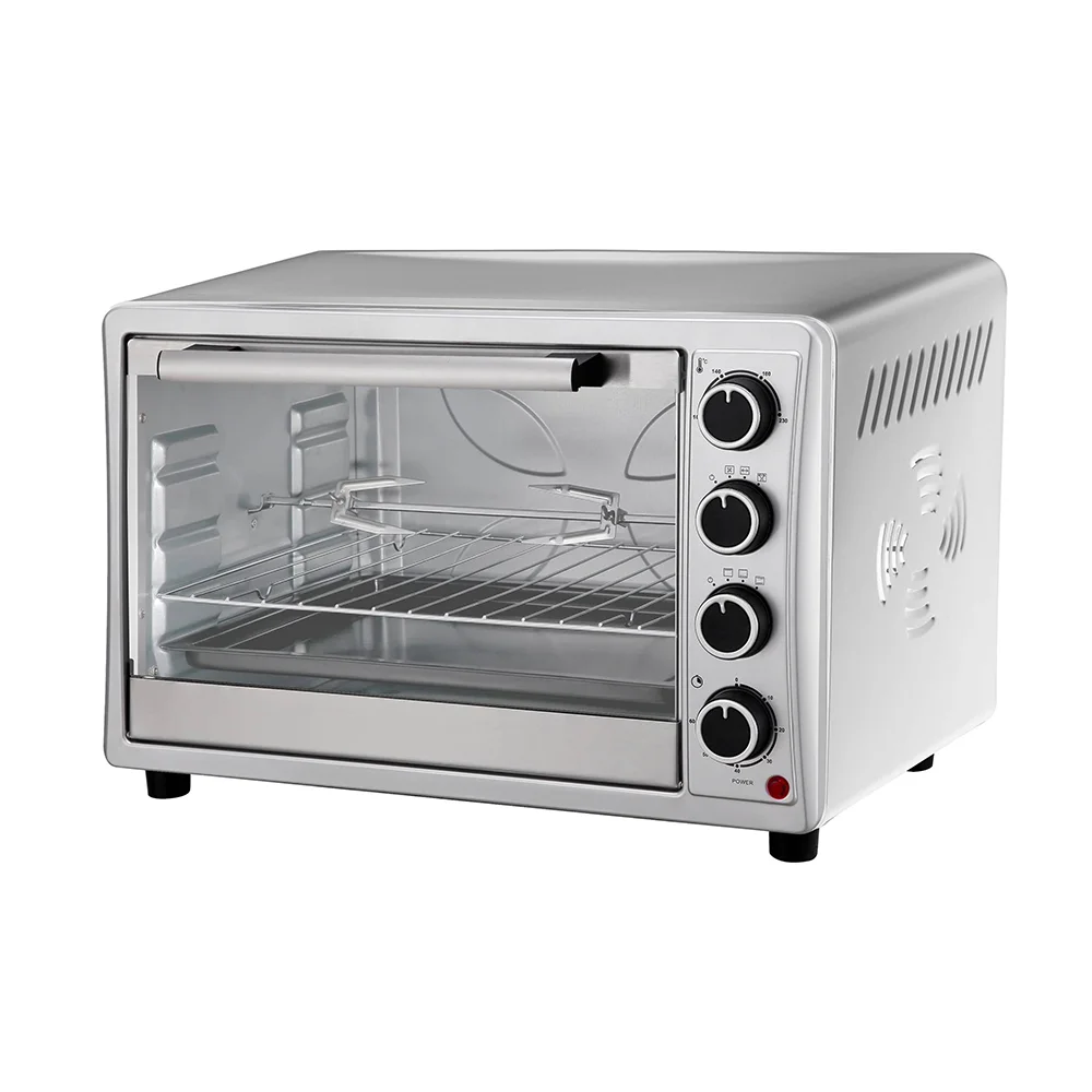 35L Smart Mini Oven with Air Fryer & Toast Functions Multifunctional Electric Oven with Temperature Control for Cookies Baking