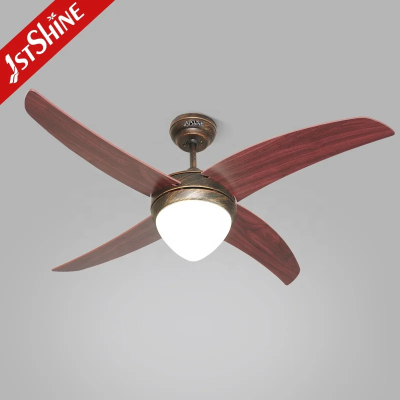 1stshine ceiling fan hot sale 2022 antique style indoor lighting retro ceiling fan with led light