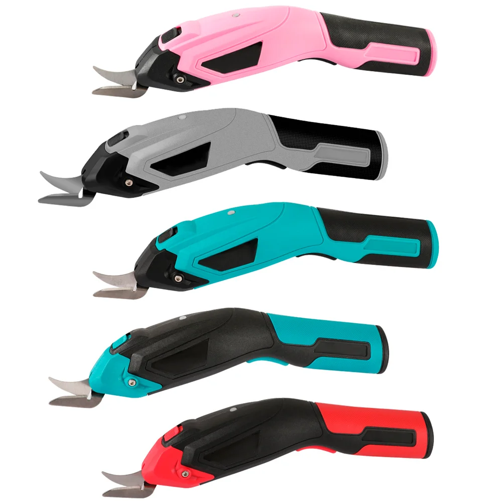 Industrial Grade Cordless Scissors Cutting Machine Electric Scissors Cutter for Fabric Cardboard Paper Carpet with Carrying Case