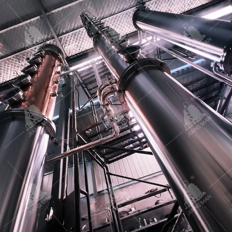 1000 Gallon Double Jacked Alcohol Distiller Copper Column Stainless Steel Boiler Whiskey Brandy Gin Making Machine
