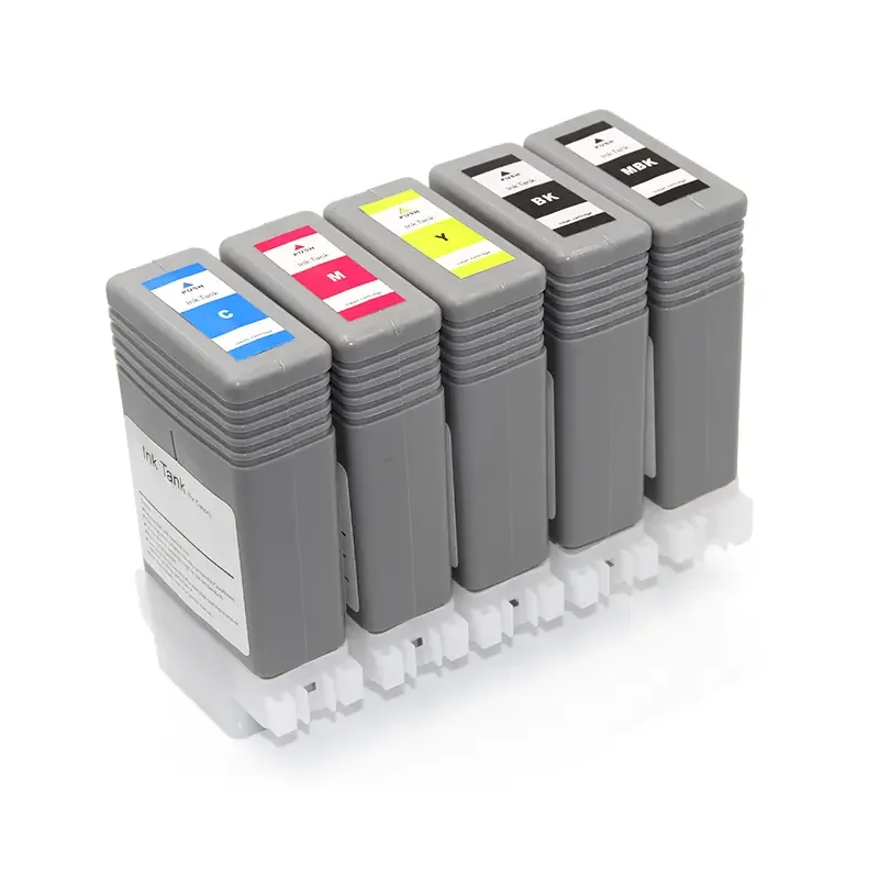 Ocinkjet High Quality Multilcolor 130ml PFI 120 Compatible Ink Cartridge For Canon TM 200 205 300 Printer Without ink
