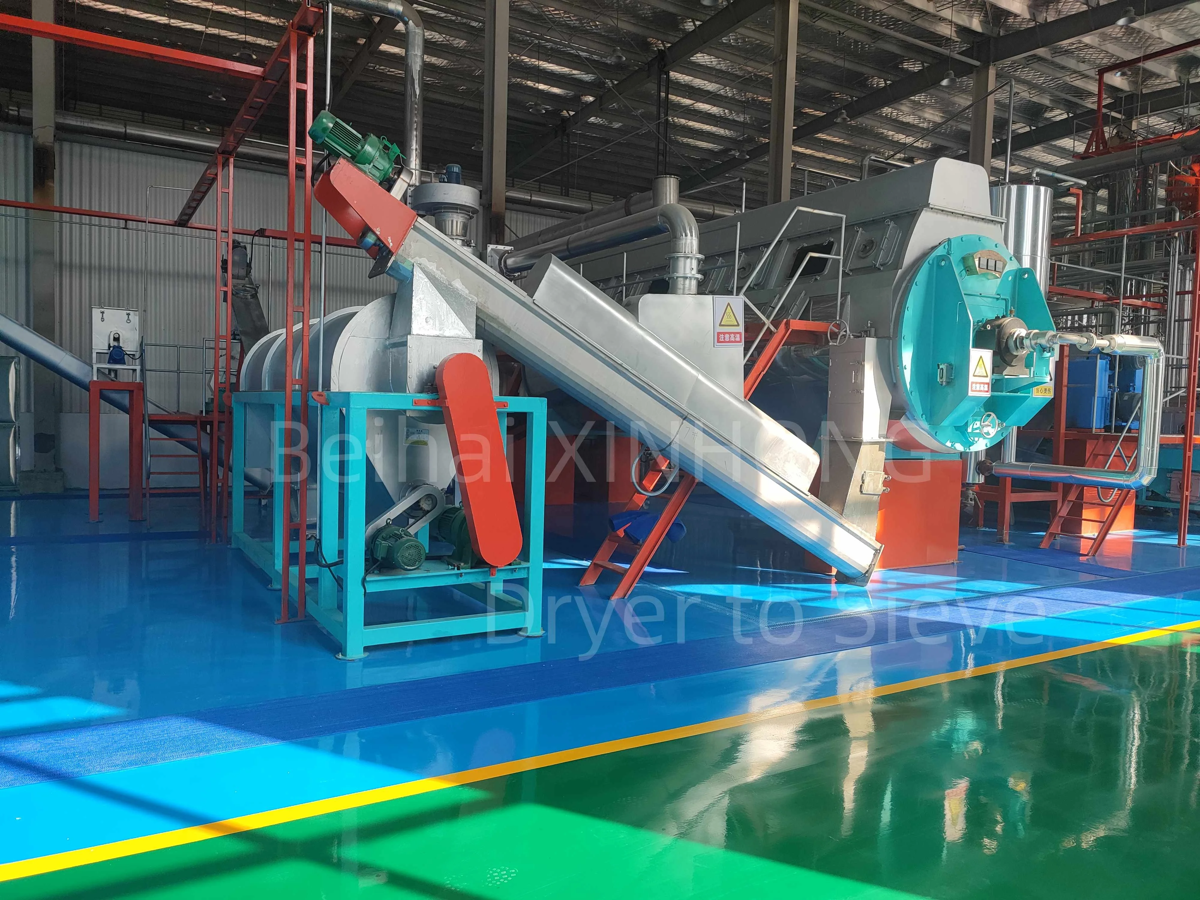 Fish meal production and oil extraction plant integrated system