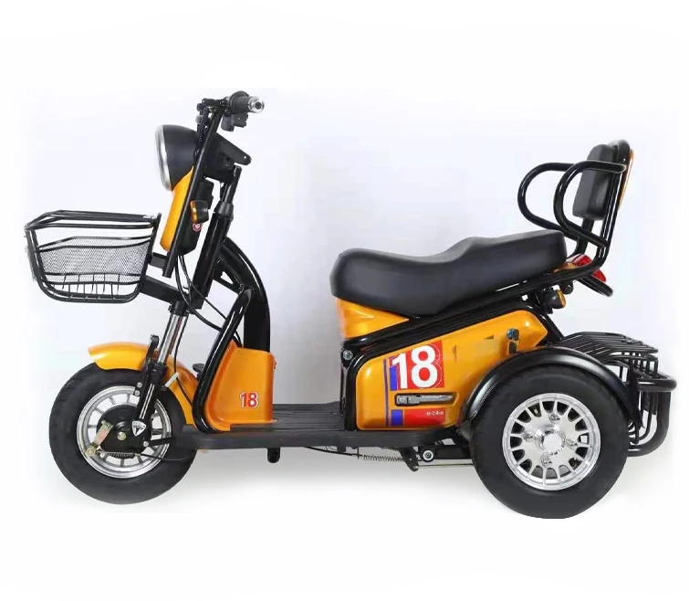 3 Wheels Favorable Price Leisure Electric Tricycle Vacuum Tires Motorcycle E-bike  48V 500W Electric Bike For  Elderly People