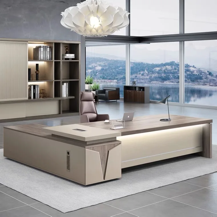 Новинка 2021, высокотехнологичный офисный стол для руководителей, современная офисная мебель