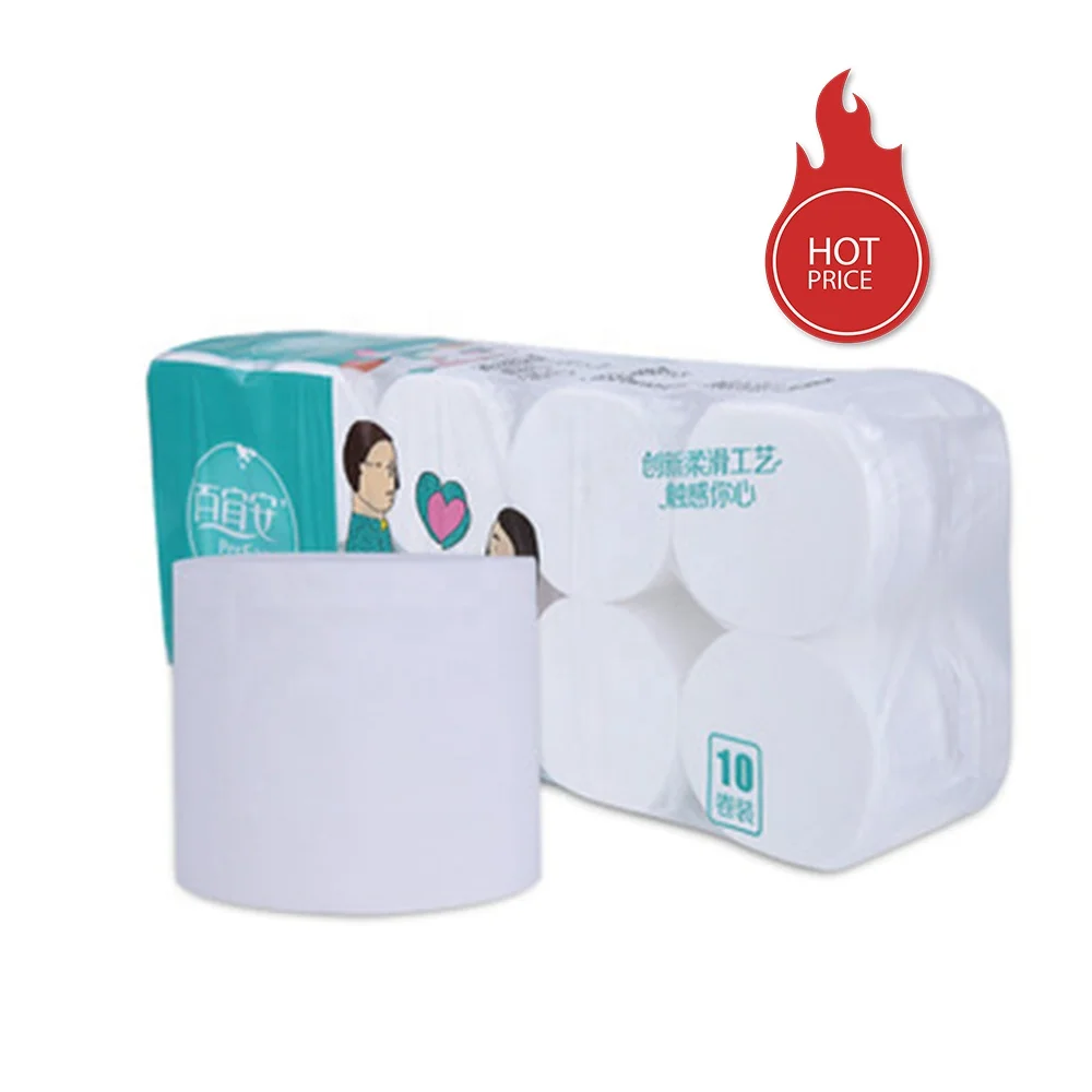 DONSEA Standard roll size eco friendly 3 ply toilet paper of chinese supplier