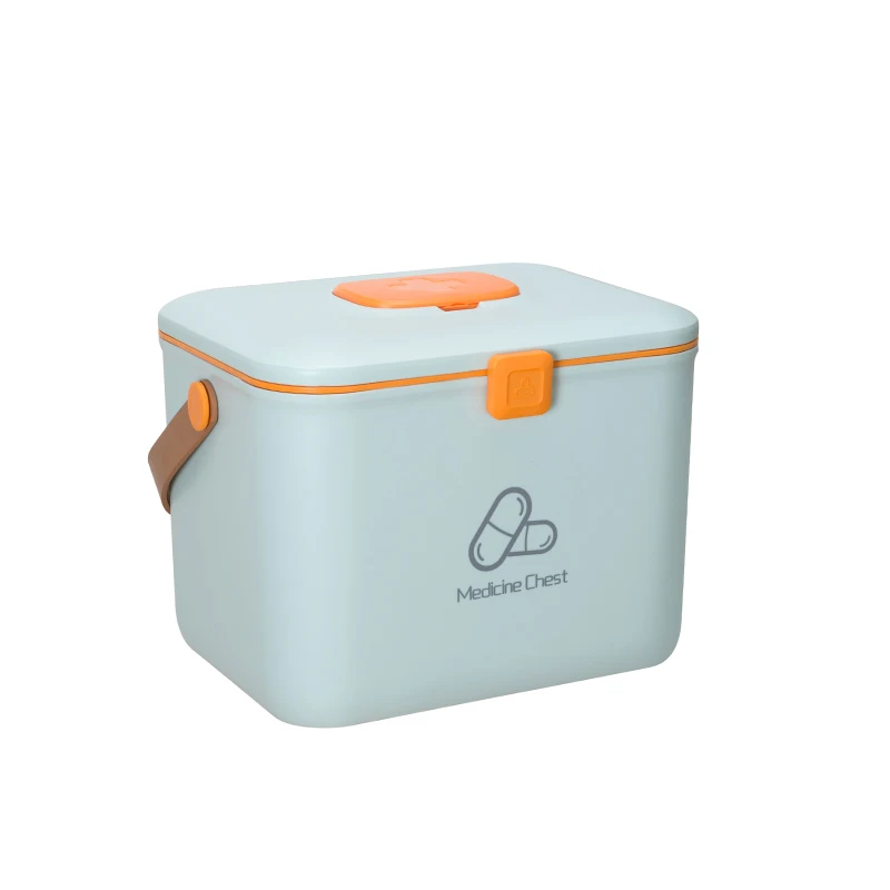 
Portable Medicine Cabinet Family Medicine Chest First-aid Box Plastic Storage Drug Box 