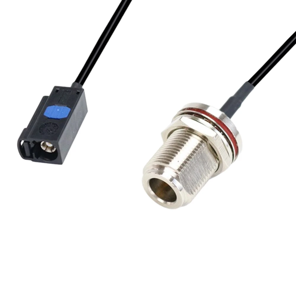 Factory Sale Coaxial Cable 50 ohms Low Loss RG 174 RF Cable FAKRA to TNC conector