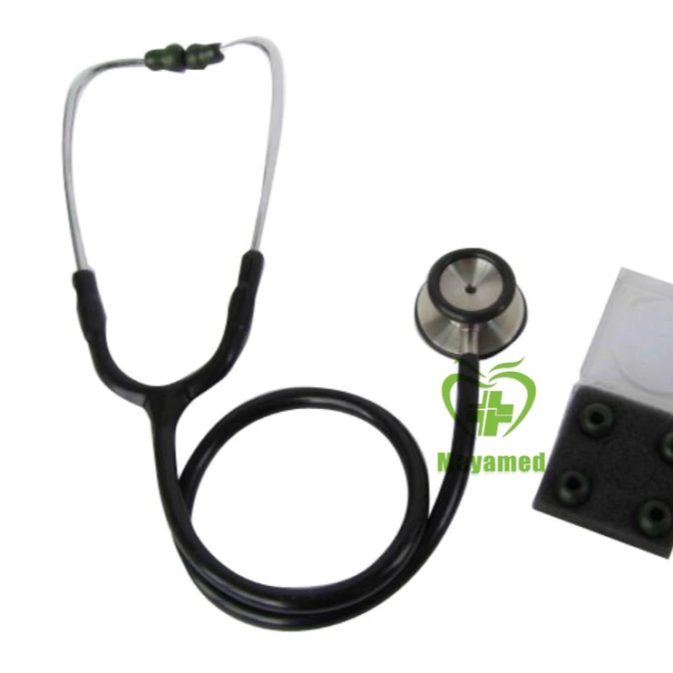 CE approved stethoscopes double tube teaching clinical use best price electronic case stethoscop estetoscopio medical equipment