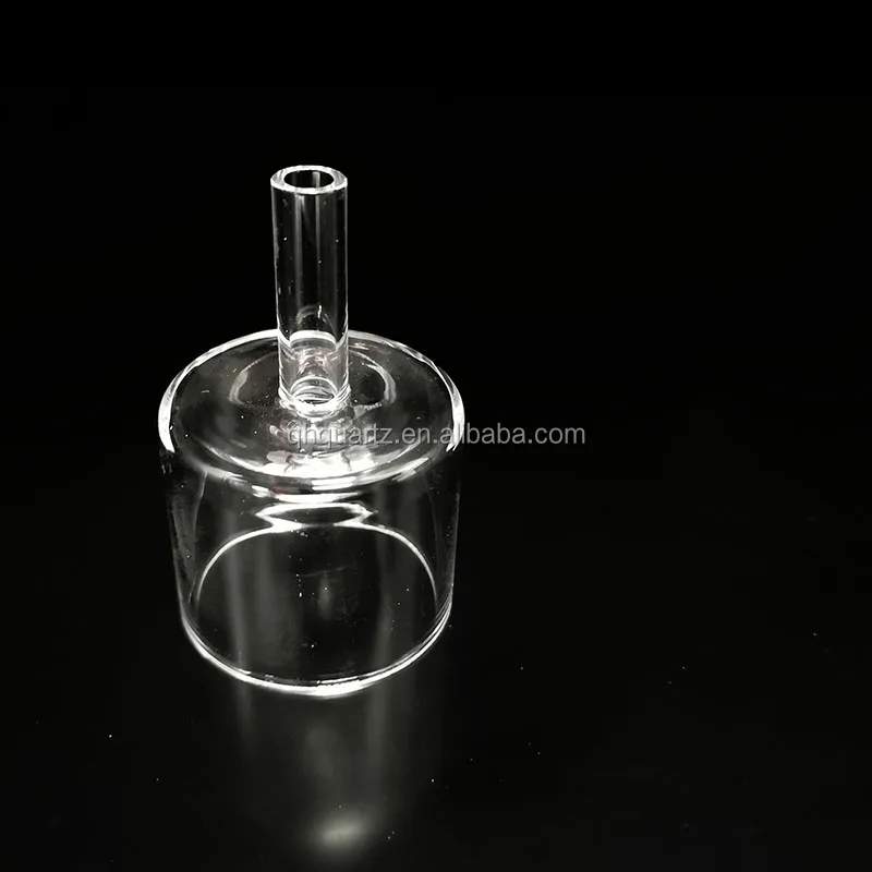 
QH fire polishing large diameter quartz glass cylinder Customized 