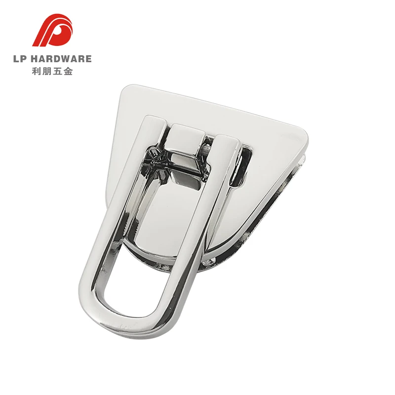 Safety lock Metal accessory handbag high quality parts Purse Lock Hardware Press alloy handbag locks