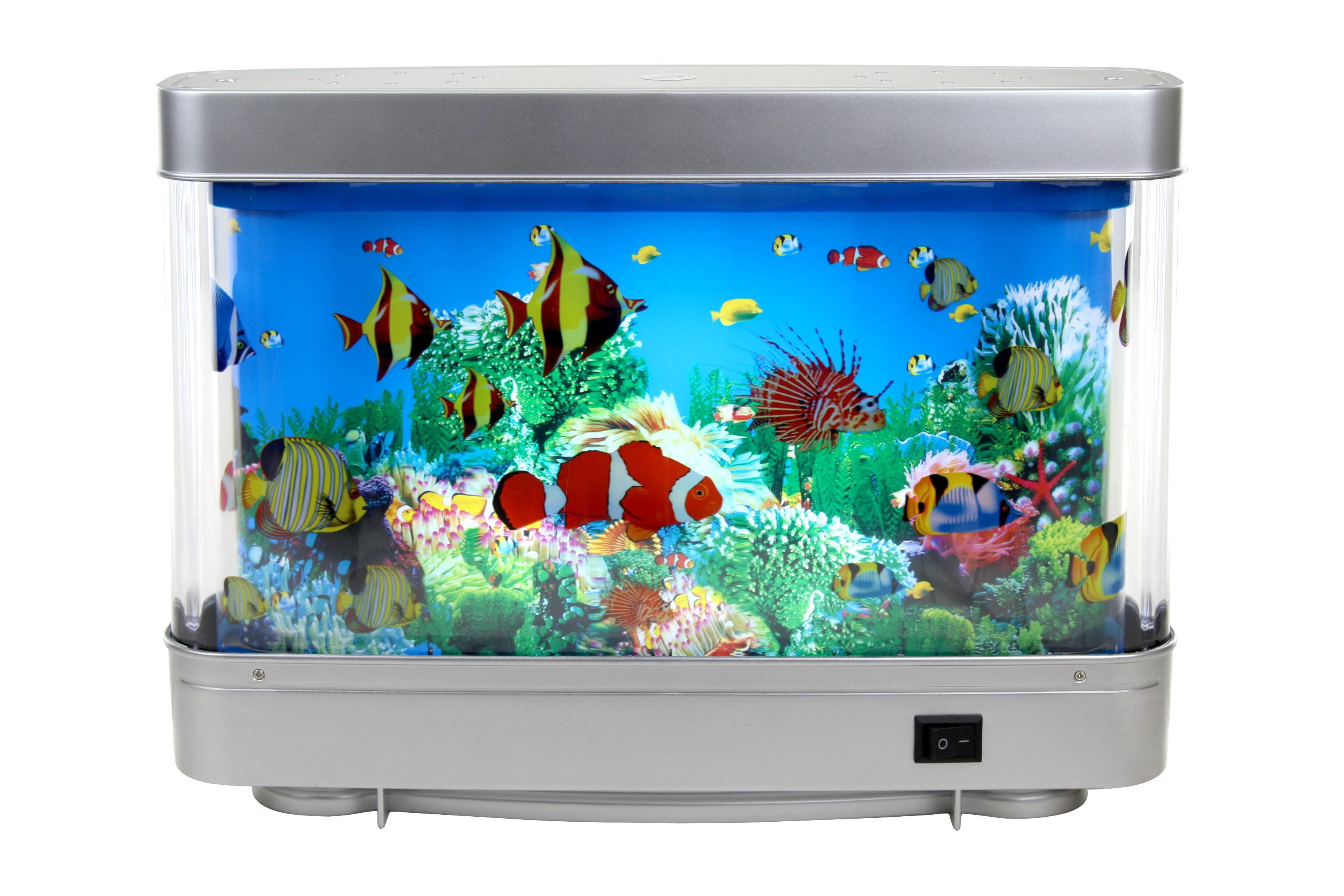 3D Discovery Kids Marine LED Lamp Rotating Ocean Aquarium Picture Motion Moving Lamp Night Light Tropical Fantasy