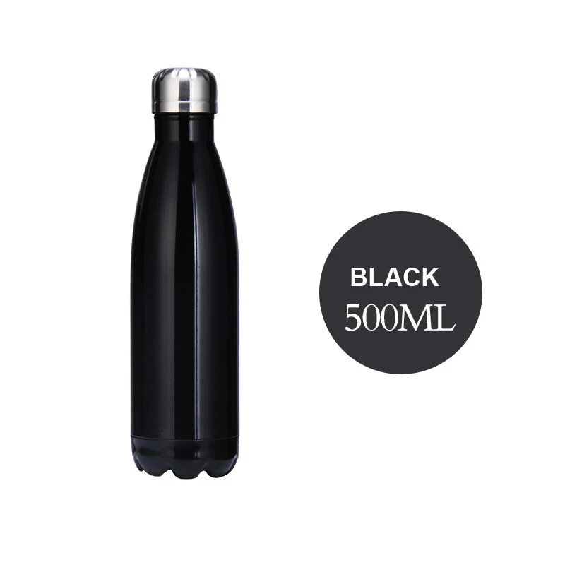 Arabic Coca Black Dras and Label Vacuum Types Thermos Beer Flask