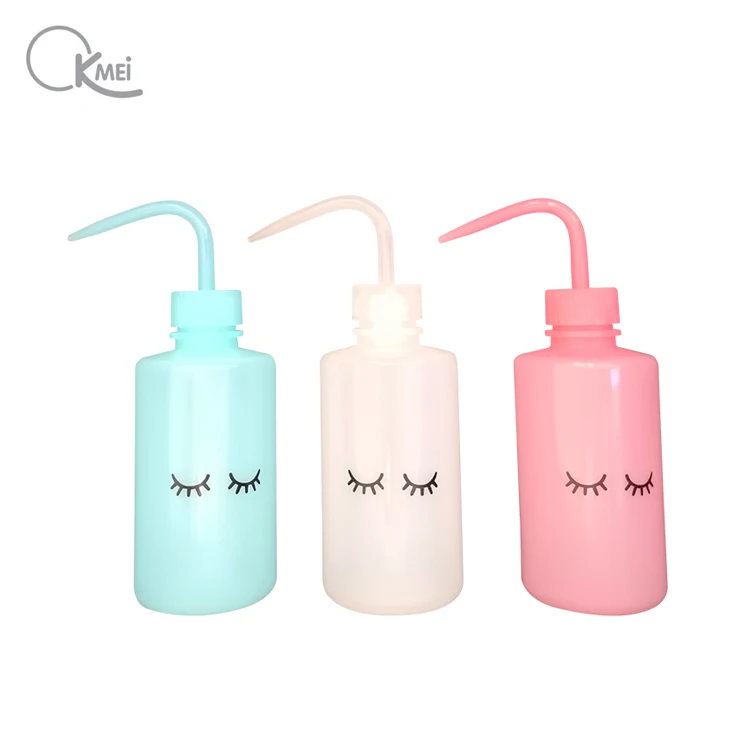 Wholesale 250ml high quality empty Eyelash Cleaning Elbow Lash Rinse Bottle