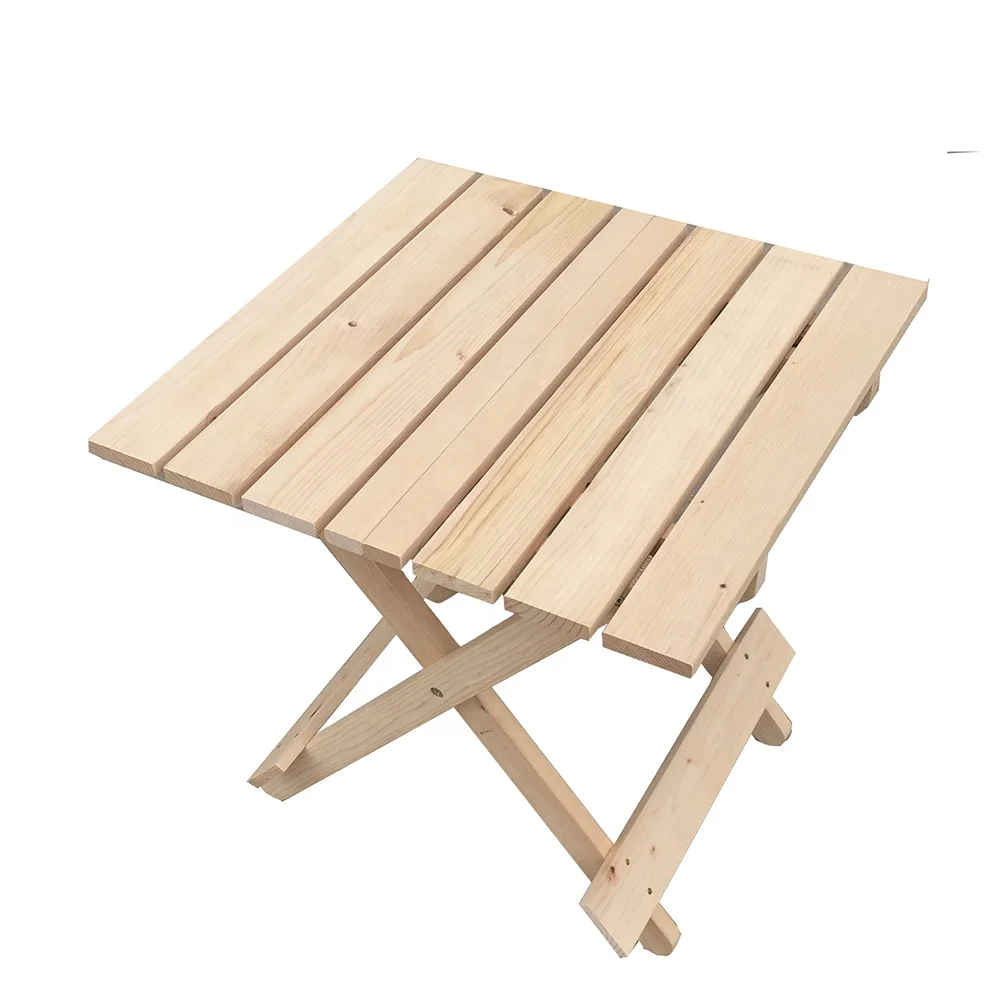
Camping Picnic Table Outdoor Modern Classic Garden Furniture Wood Cedar Adirondack Folding Square Side Table 