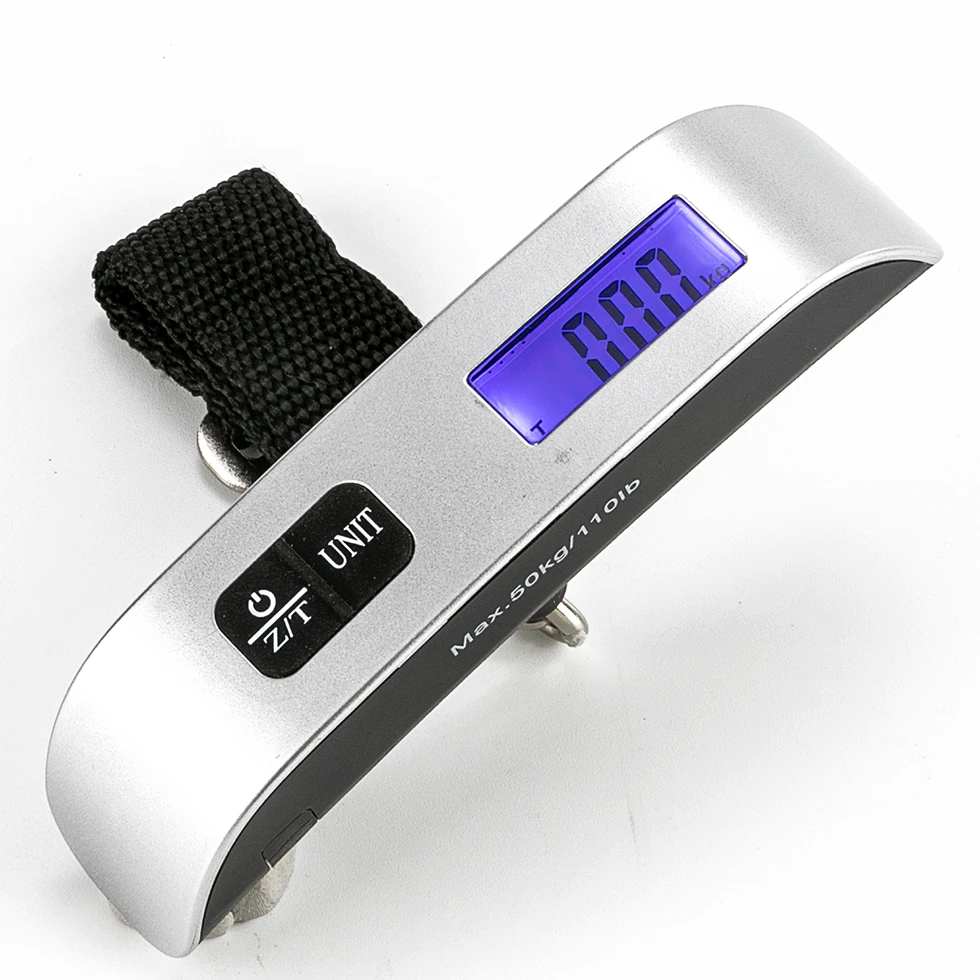 Travel Portable 50KG/110LB Digital Electronic Luggage Scale Gift for Traveler Suitcase Handheld Weight Scale