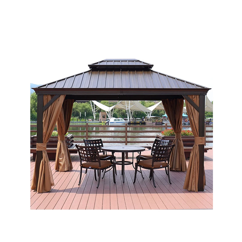 
Garden Furniture Anti Corrosion Aluminum Patio Gazebos Outdoor Pavilion 
