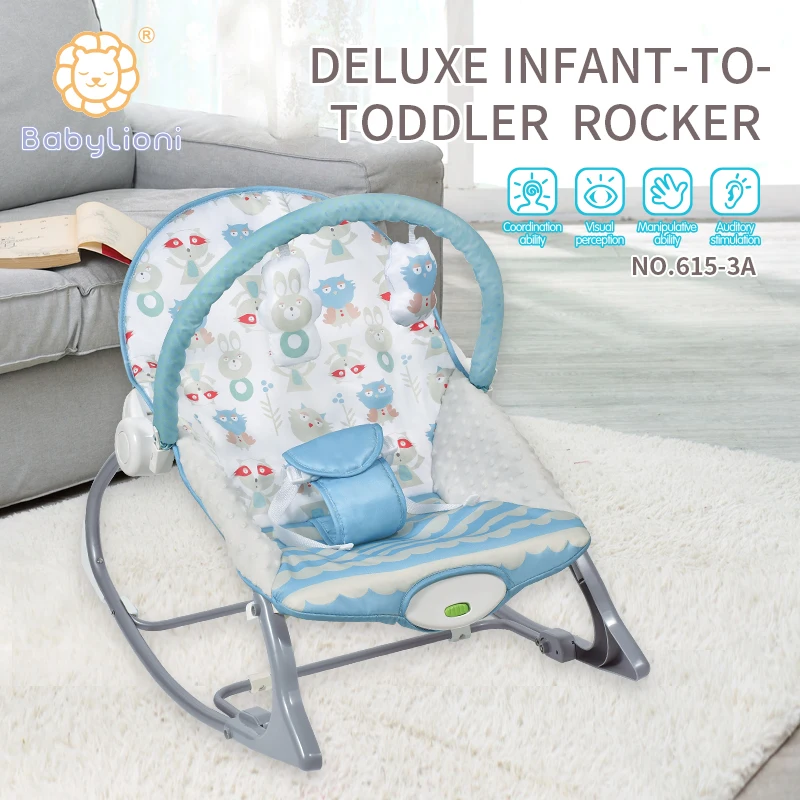 yrb baby Baby Rocking Chair Baby Bouncer Rocker Chair with music Vibrating Swing Sleeping Rocking Chair toy