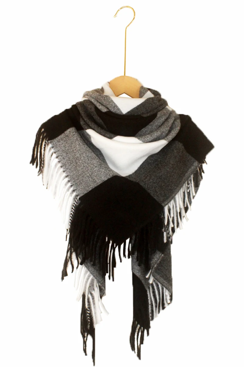 Fashion Classic soft  Lady winter  men custom bandana  cashmere neck  square scarf  shawl  for woman