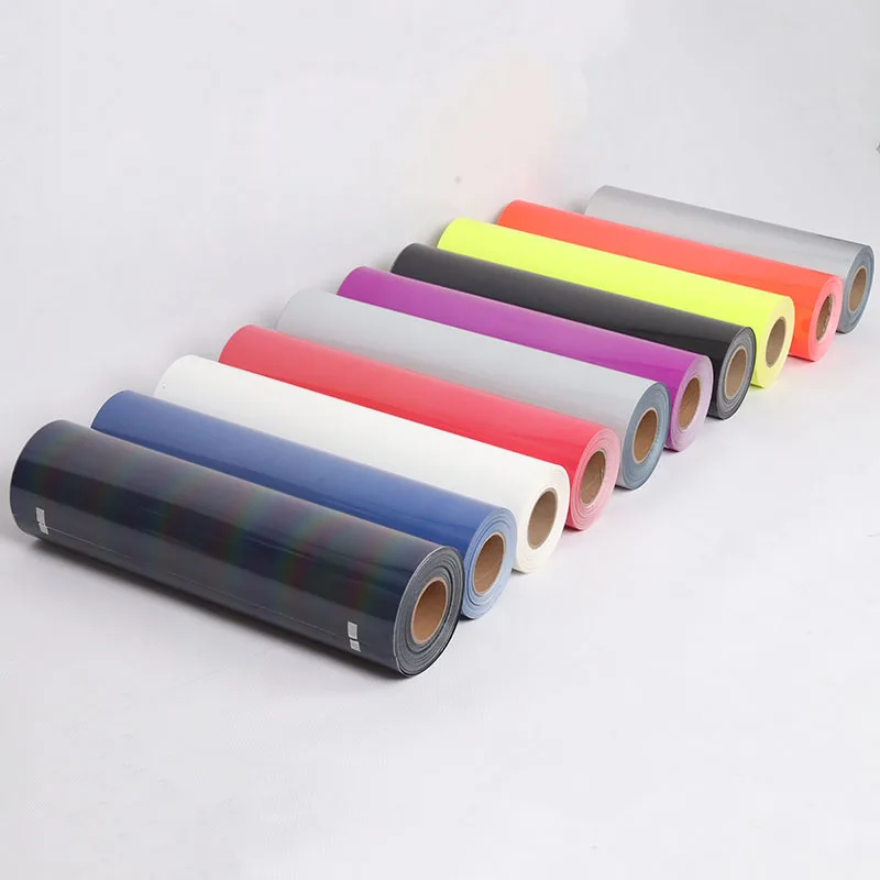 Roll Flexible Heat Transfer Vinyl China Quality PES Plotter Cut and Heat Press on T-shirts Film 1 Roll heat transfer vinyl