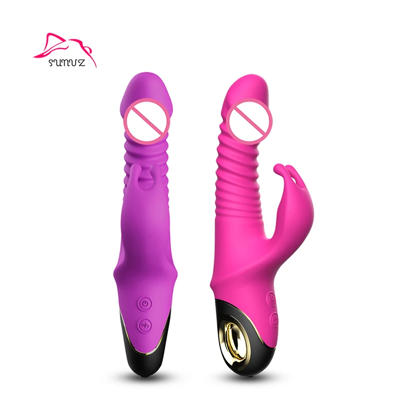High End Mute Design Electric Clitoris Rabbit Stimulation Dildo Machine Sex Toys Vibrator for Women