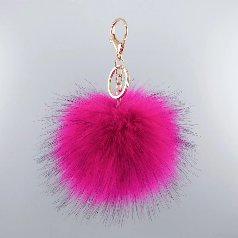 Wholesale Pom Pom For Beanie Hats, Snap On fluffy fox fur Pompom, Detachable Faux fox Fur Ball