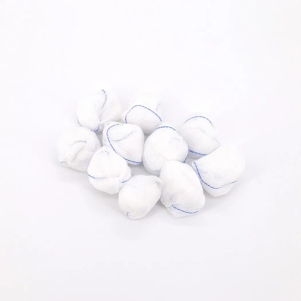 Medmount Medical Disposable Sterile/Nonsterile Absorbent Gauze Ball with/without X-Ray Detectable