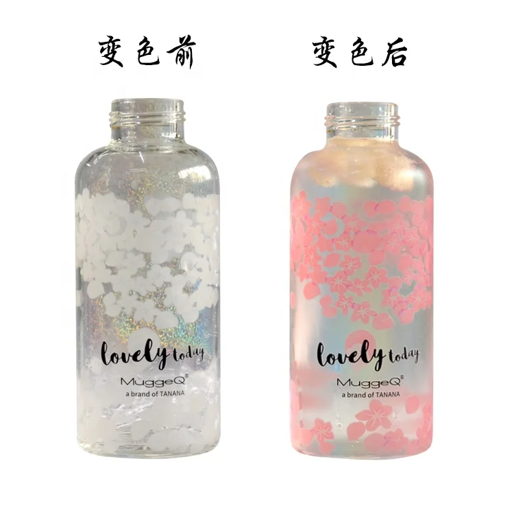 Красивые фарфоровые чашки в стиле аниме, меняющие цвет бутылки для воды, стеклянная кружка, Волшебная чашка для сока