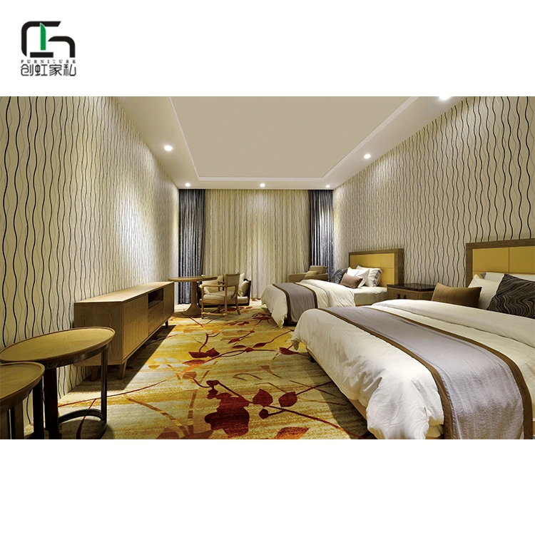 Custom made 3 star luxury hotel room furniture package